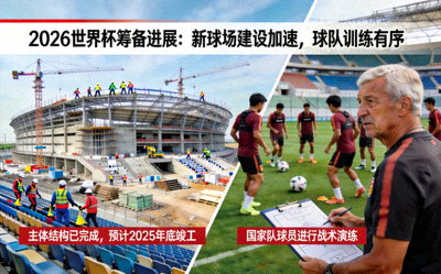 2026世界杯筹备进展新闻图片 - 新球场建设与团队训练